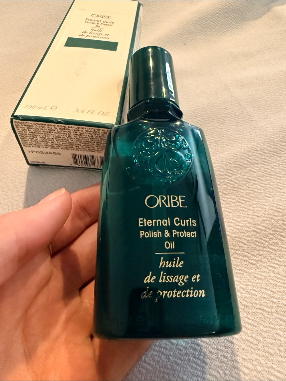NEW Oribe Eternal Curls Polish & Protect Hair Oil 3.4 oz FULL SIZE Green - Picture 3 of 3